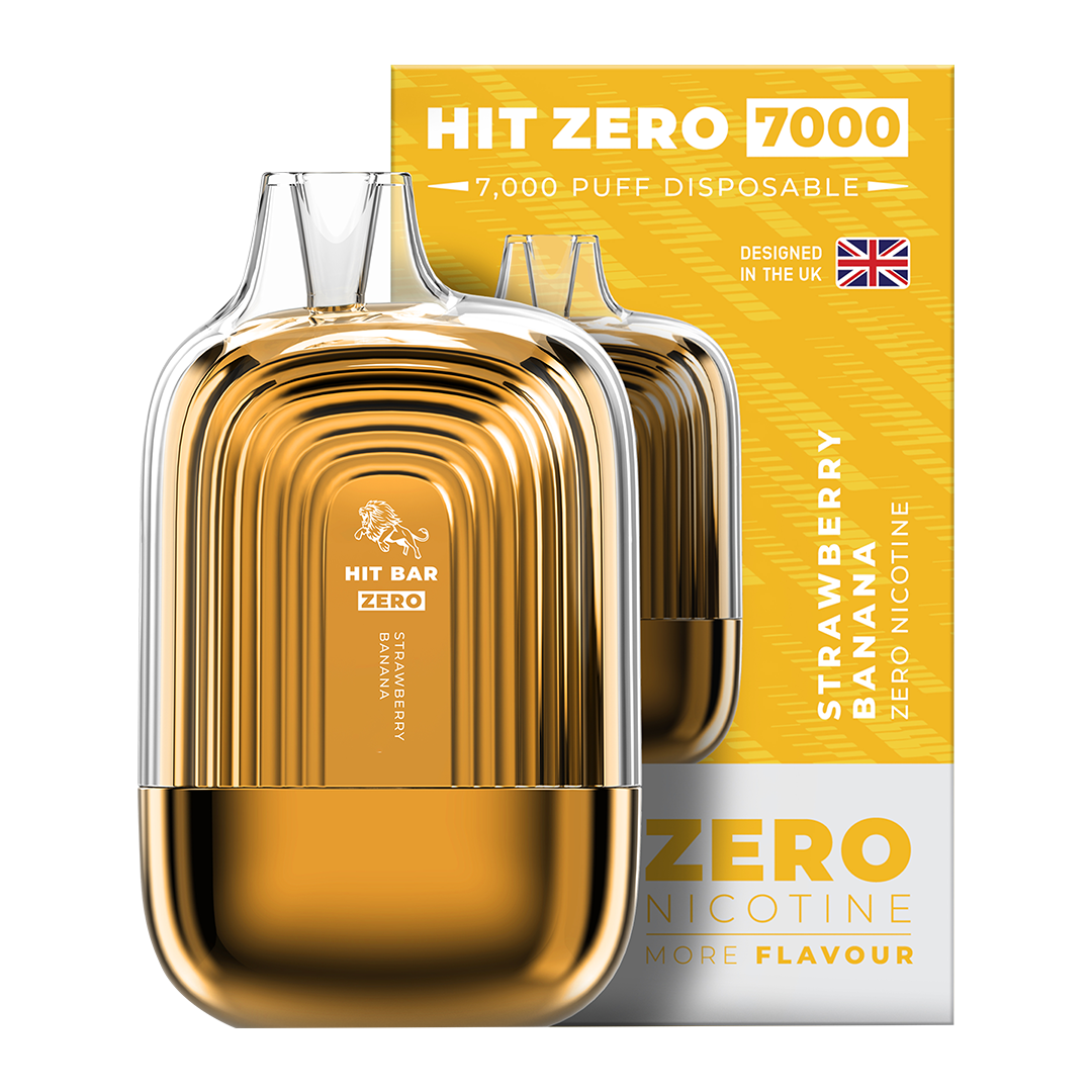 Hit Zero 7000 Strawberry Banana Hit Vape UK